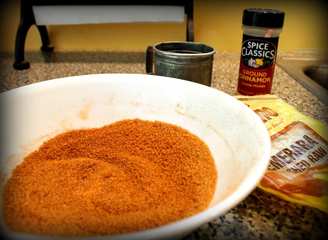 cinnamon and sugar
