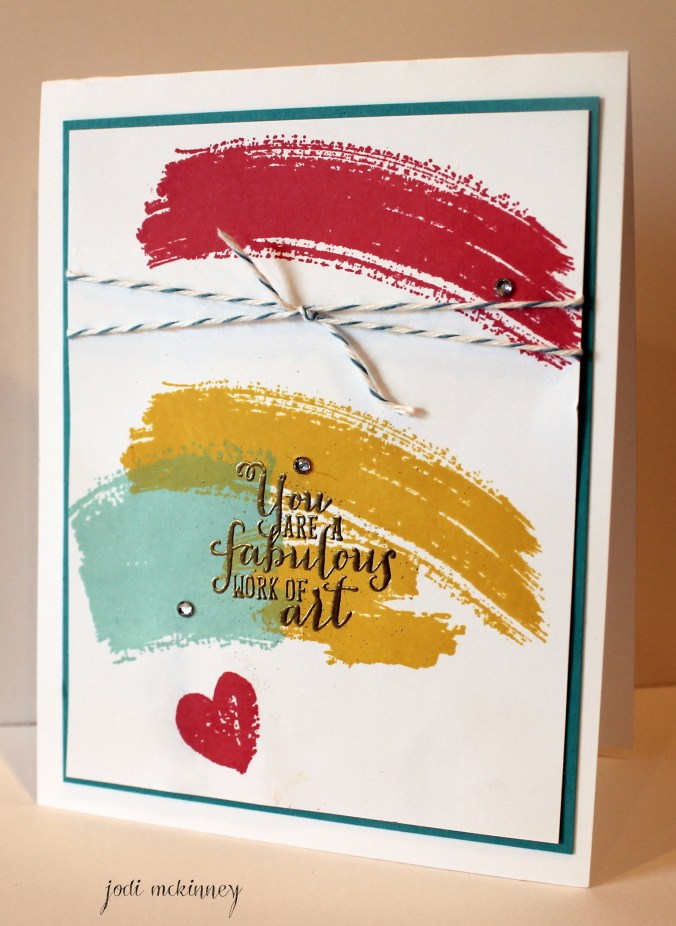 fabulous work of art card