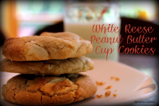 White Reese Peanut Butter Cup Cookies