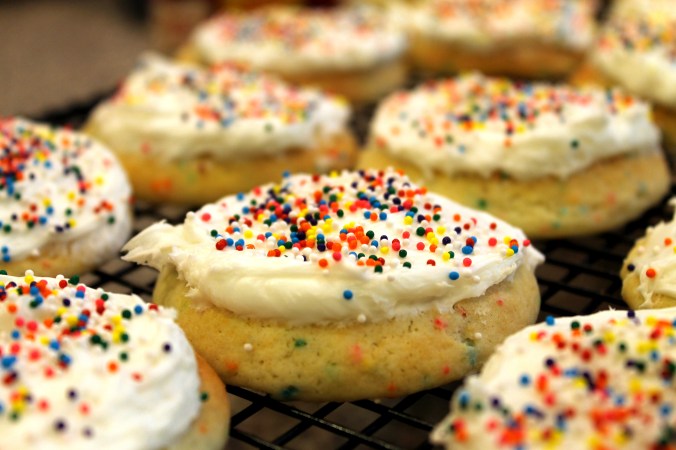 birthday cake cookies