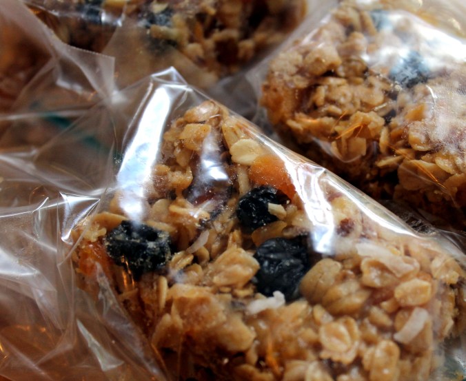 granola bars wrapped