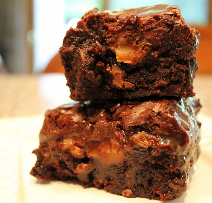 rolo fudge brownies