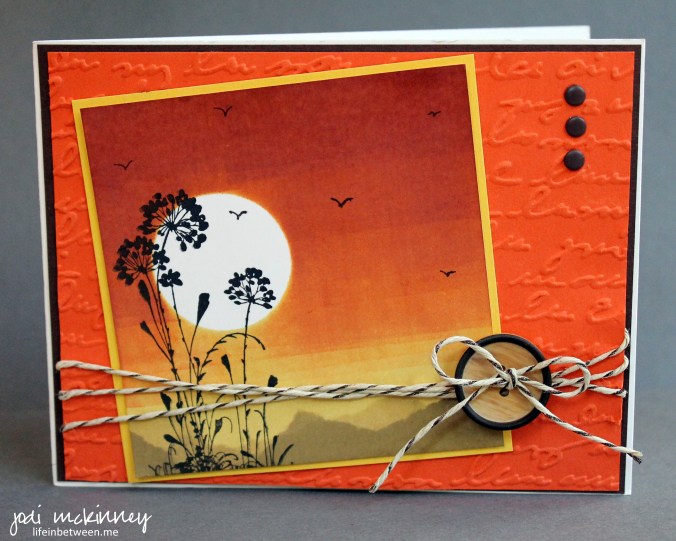 serene silhouette paper players button challenge 207