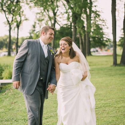 jake and colleen wedding day