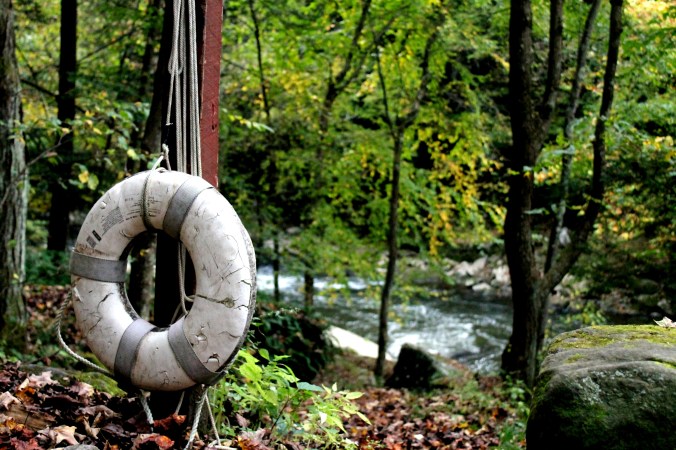 McConnell's Mills Covered Bridge Slippery Rock Creek PA State Park Jodi McKinney