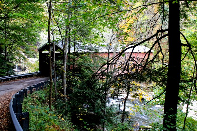 McConnell's Mills Covered Bridge Slippery Rock Creek PA State Park Jodi McKinney