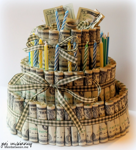 money birthday cake Jake 27