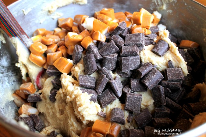 salted caramel chocolate chunk cookies mix