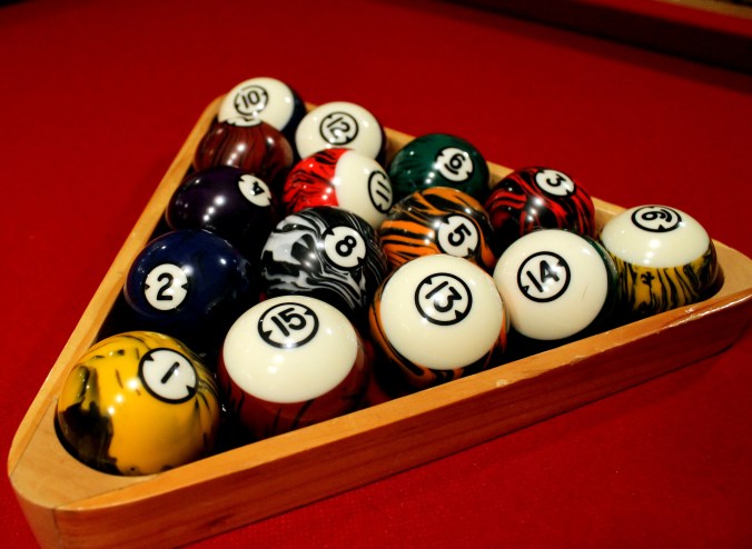 pool balls