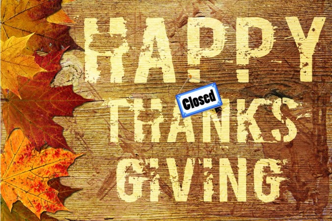 thanksgiving closed