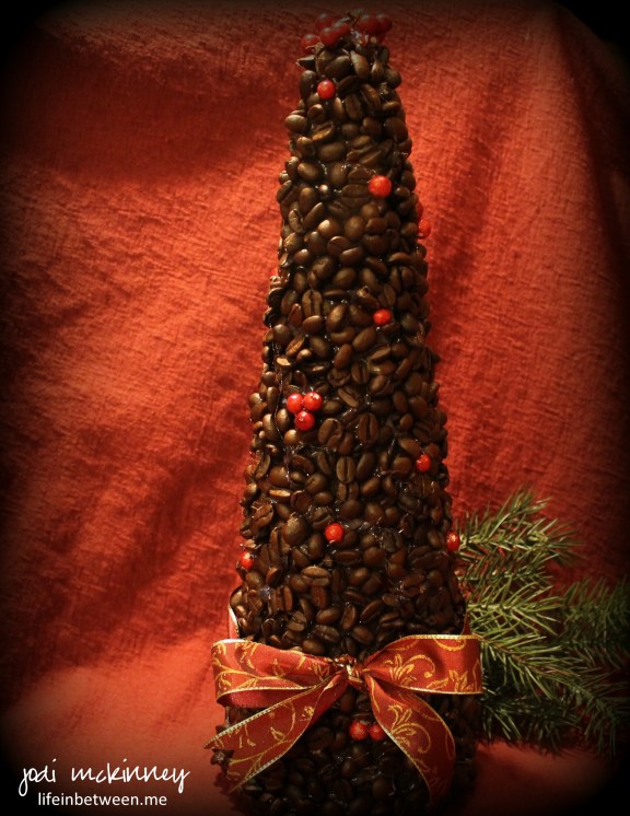 coffee bean christmas tree