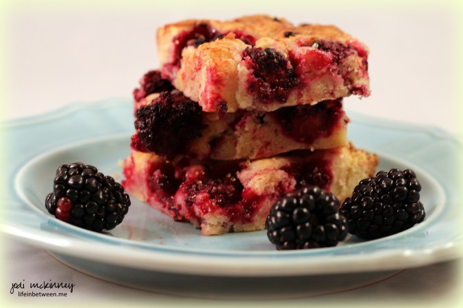 Blackberry Blondies 1