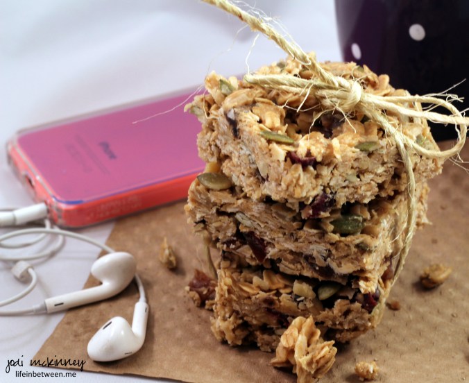 breakfast energy bars on the go