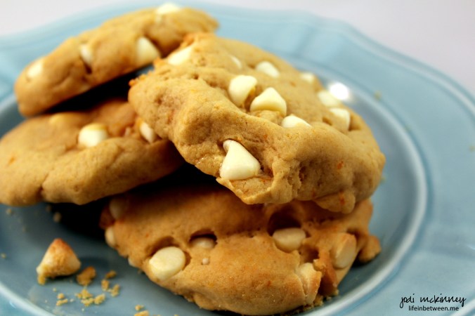 Orange Creamsicle White Chocolate Chip Cookies 3