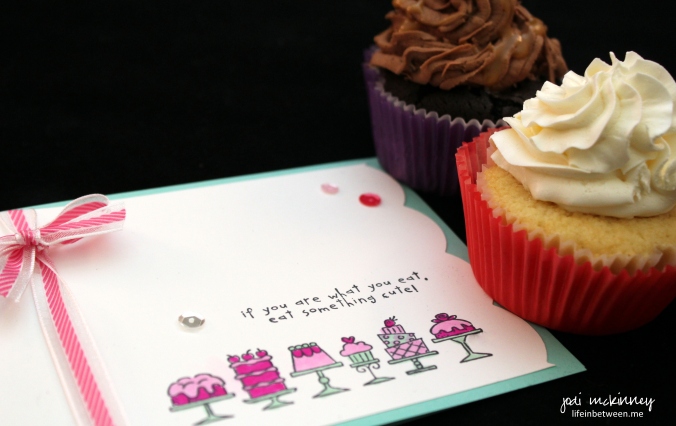 cupcakes and birthday bakery card