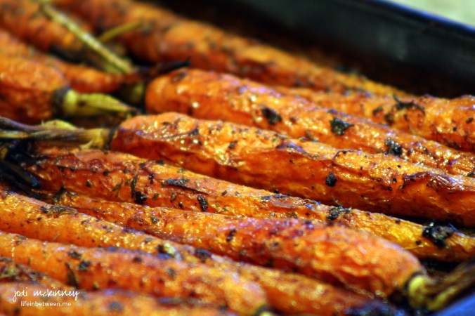 roasted carrots after