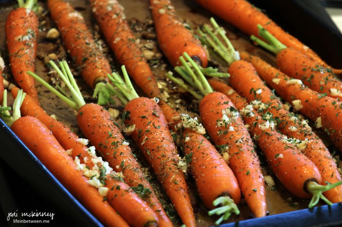 roasted carrots before