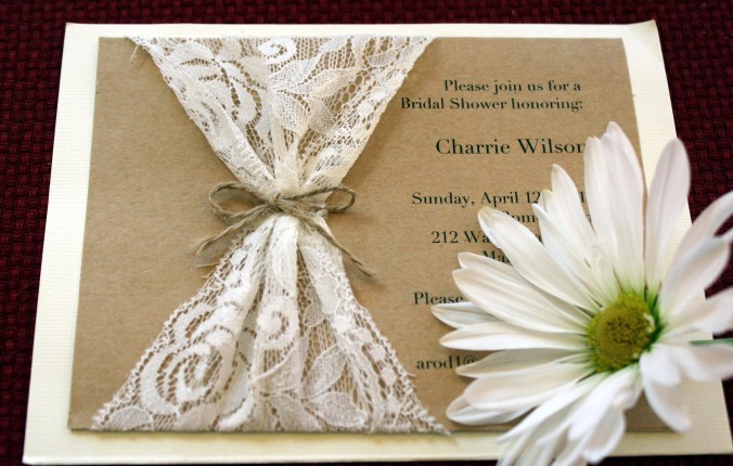 charrie shower invitation