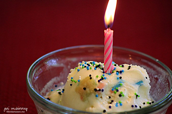 Birthday party ice cream