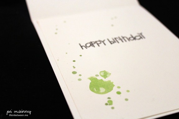 whimsical green and purple polka dot birdie watercolor card birdie doo doo inside birthday