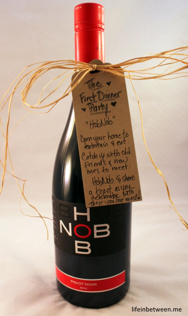 wine bridal shower gift first dinner party bottle