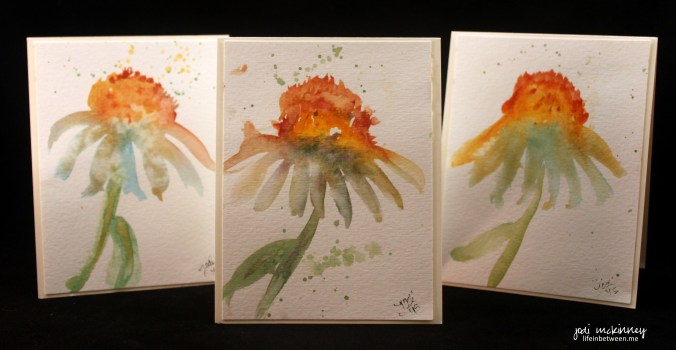 coneflower watercolor 5