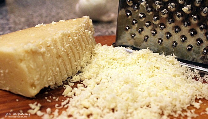 parmesan grated for pesto