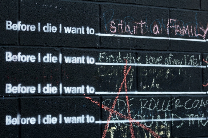 before I die I want to 2