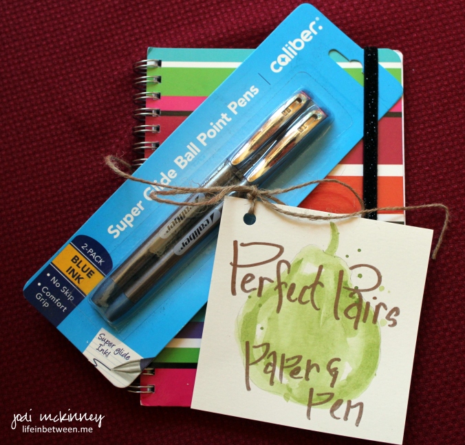 perfect pair wedding shower gift pen and paper