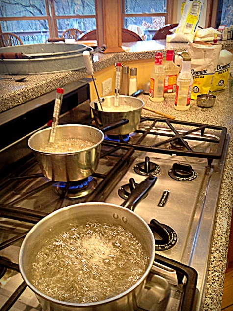 hard tack christmas candy boiling