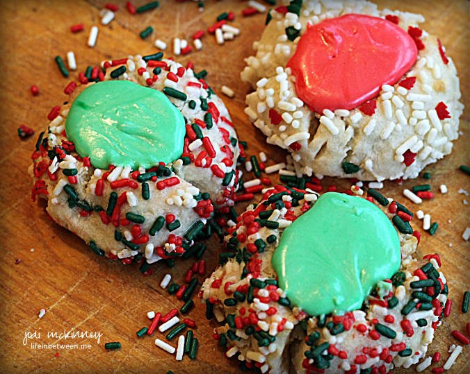 Christmas Pittsburgh Thumbprint Cookies