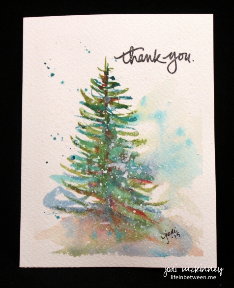 watercolor thank you christmas 2015 1