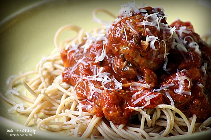 best ever meatballs with spaghetti